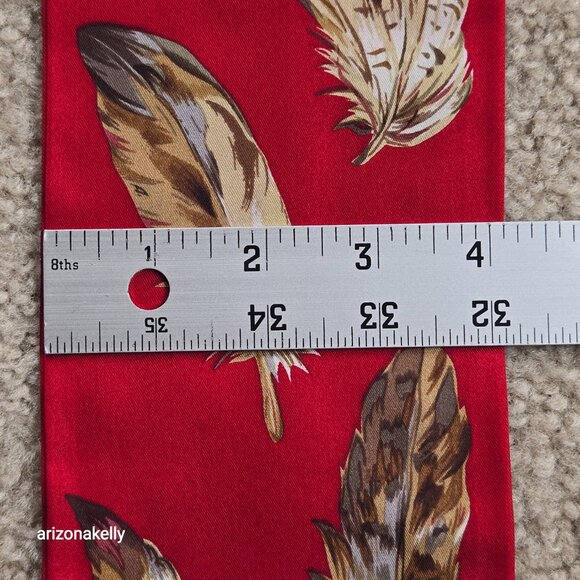 Silk Scarf Bird of Prey Feathers Owl Hawk Eagle Falcon - Picture 6 of 10
